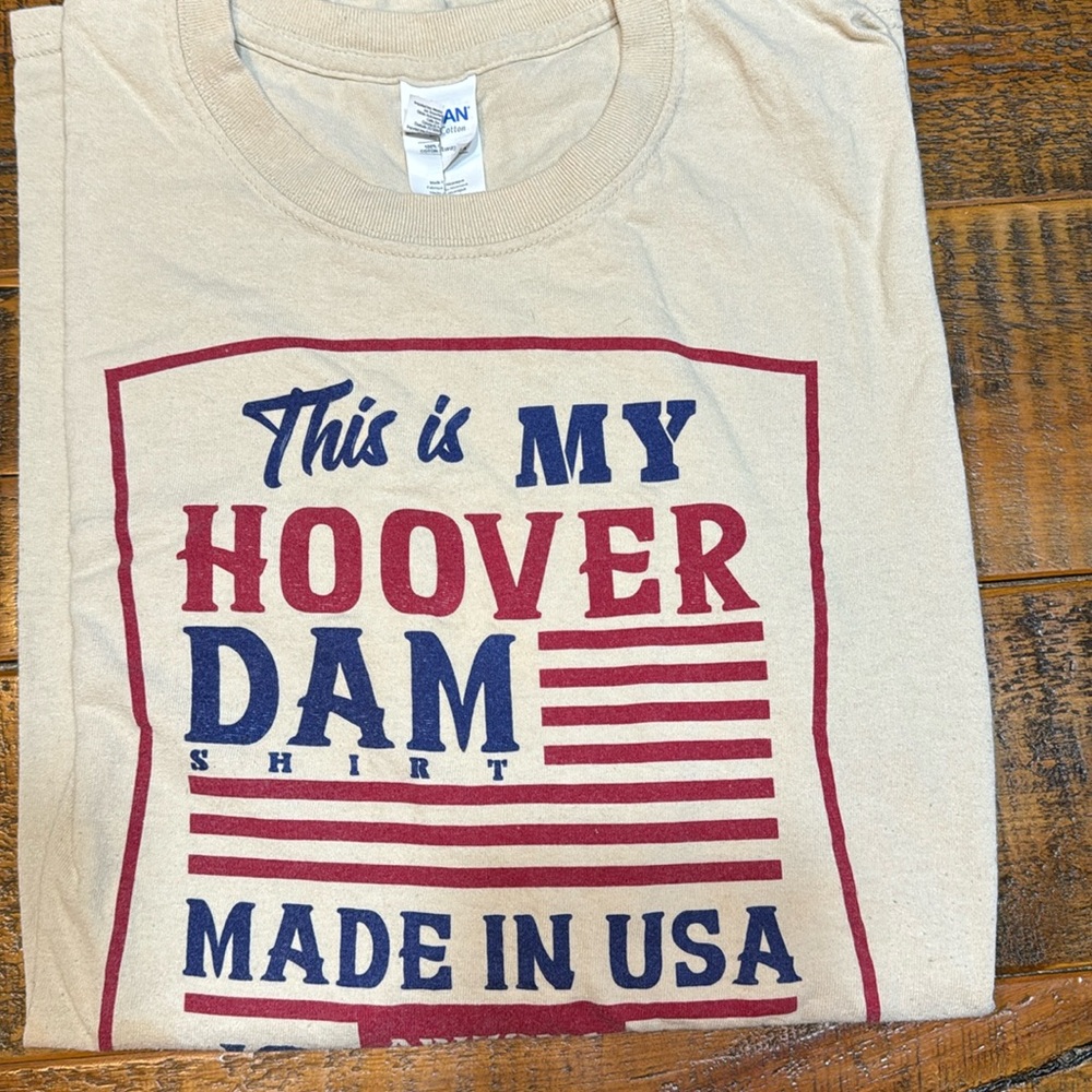 2XL Hoover Dam beige Gillian T-shirt, short sleeved